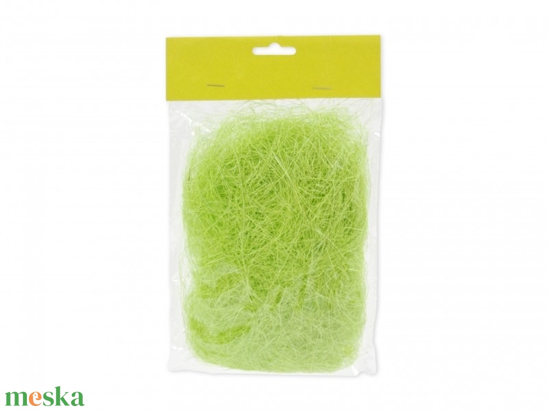 Műfű világoszöld 20g - ünnepi díszek, dekorációk - húsvéti díszek és dekorációk - húsvéti virágos díszek - Meska.hu
