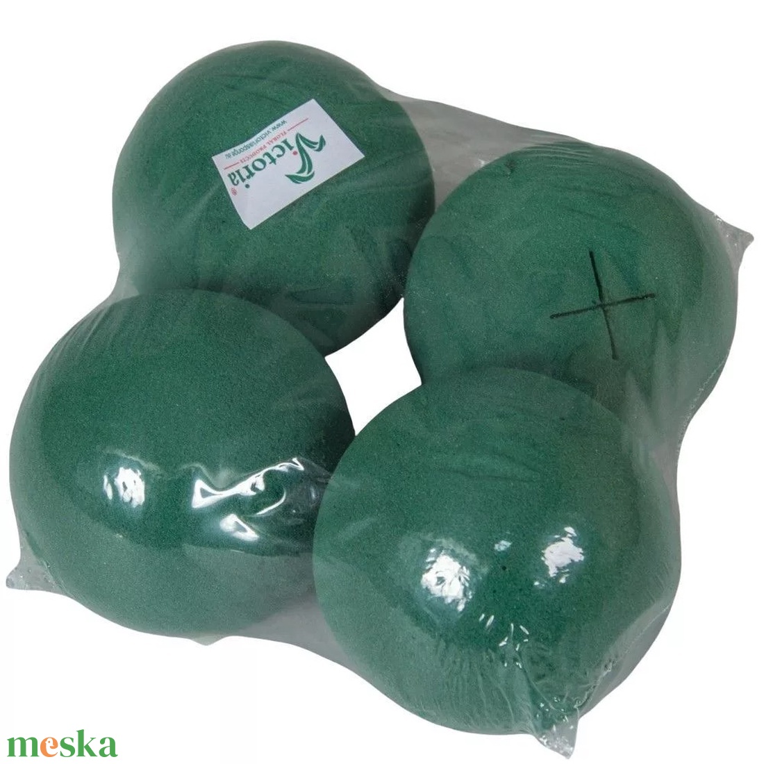 Tűzőhab gömb vizes D 9 cm zst - kellékek & szerszámok - dekorációs kellékek - egyéb kellékek - Meska.hu