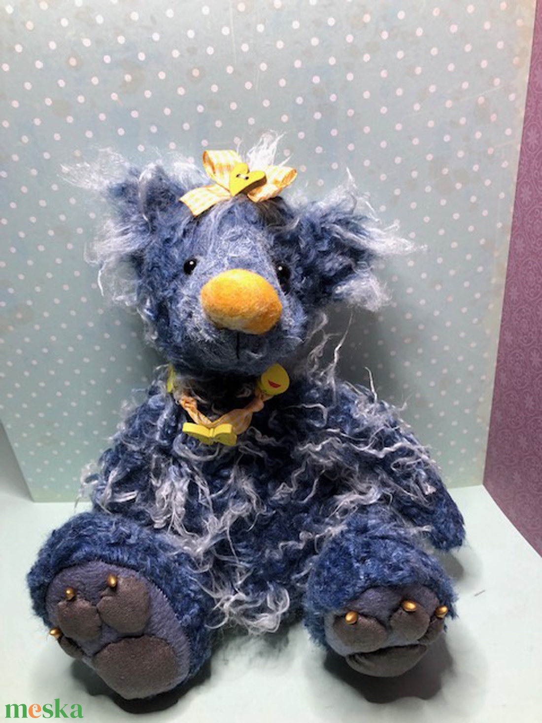 Bozontfalvi Lilla- súlyozott levendulával töltött mackó - játék & sport - plüssállat & játékfigura - maci - Meska.hu