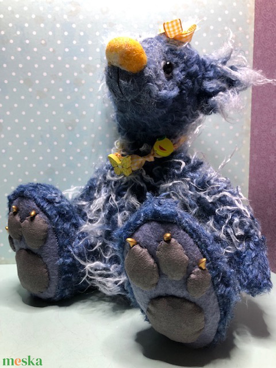 Bozontfalvi Lilla- súlyozott levendulával töltött mackó - játék & sport - plüssállat & játékfigura - maci - Meska.hu