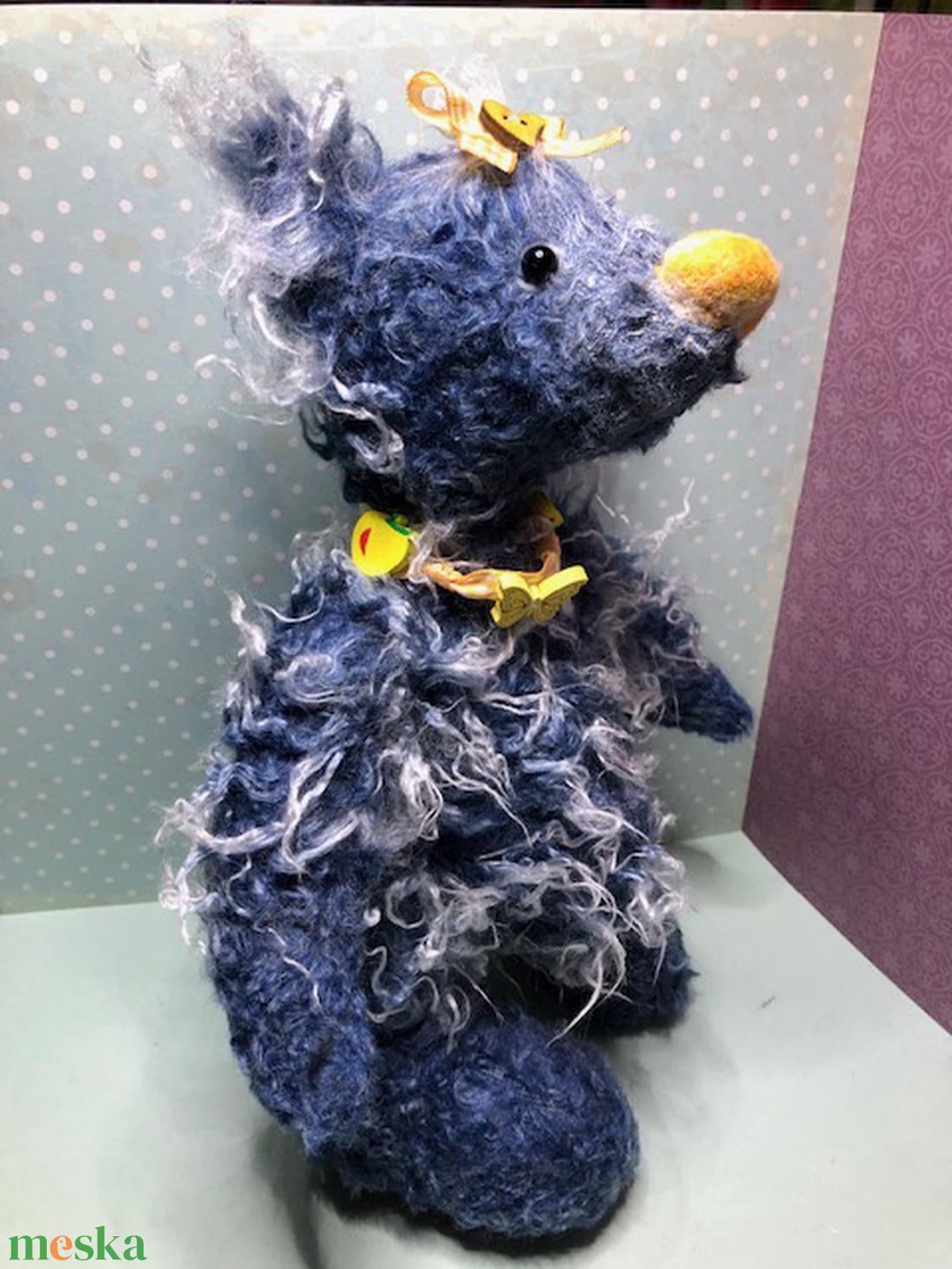 Bozontfalvi Lilla- súlyozott levendulával töltött mackó - játék & sport - plüssállat & játékfigura - maci - Meska.hu