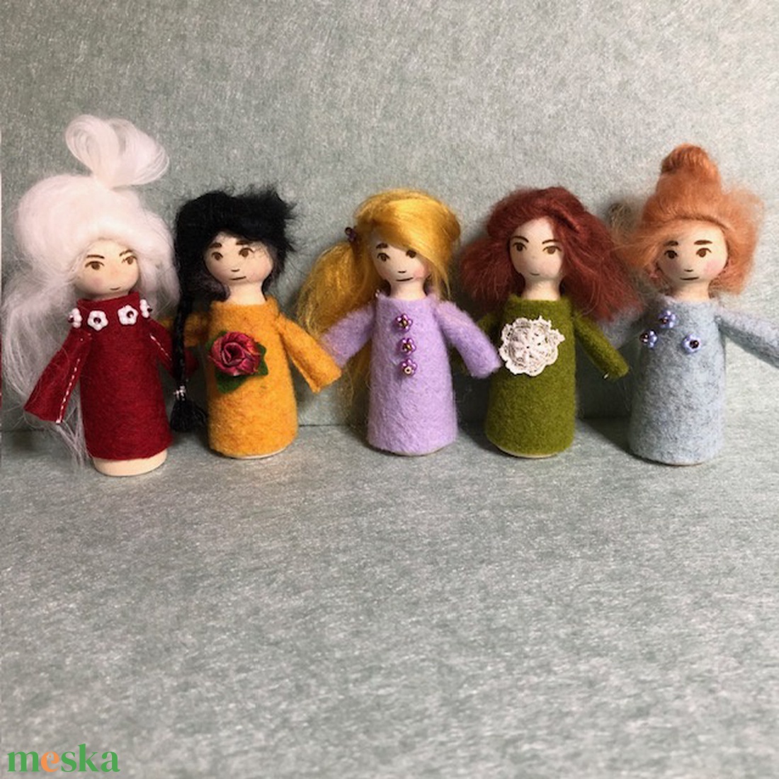 Adventi fababák: nagycsalád - karácsony - adventi díszek - adventi naptár - Meska.hu