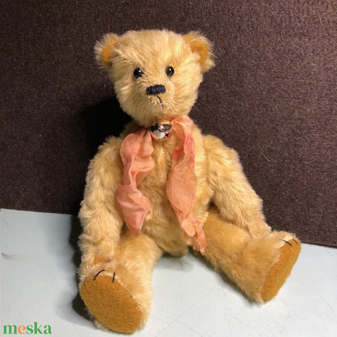 Gyuszkó-keménytalpas mohair mackó - művészet - más gyűjtemények - Meska.hu