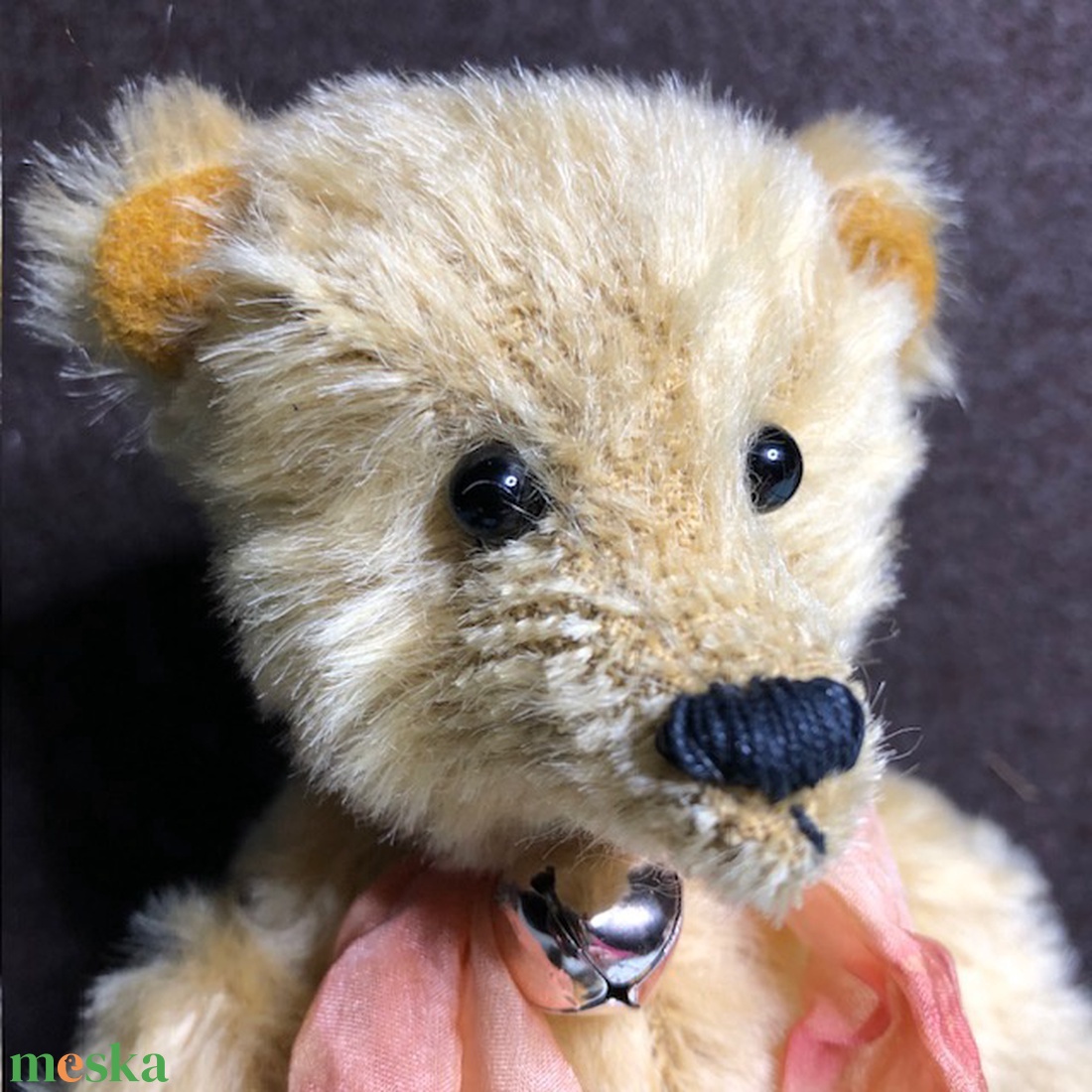 Gyuszkó-keménytalpas mohair mackó - művészet - más gyűjtemények - Meska.hu