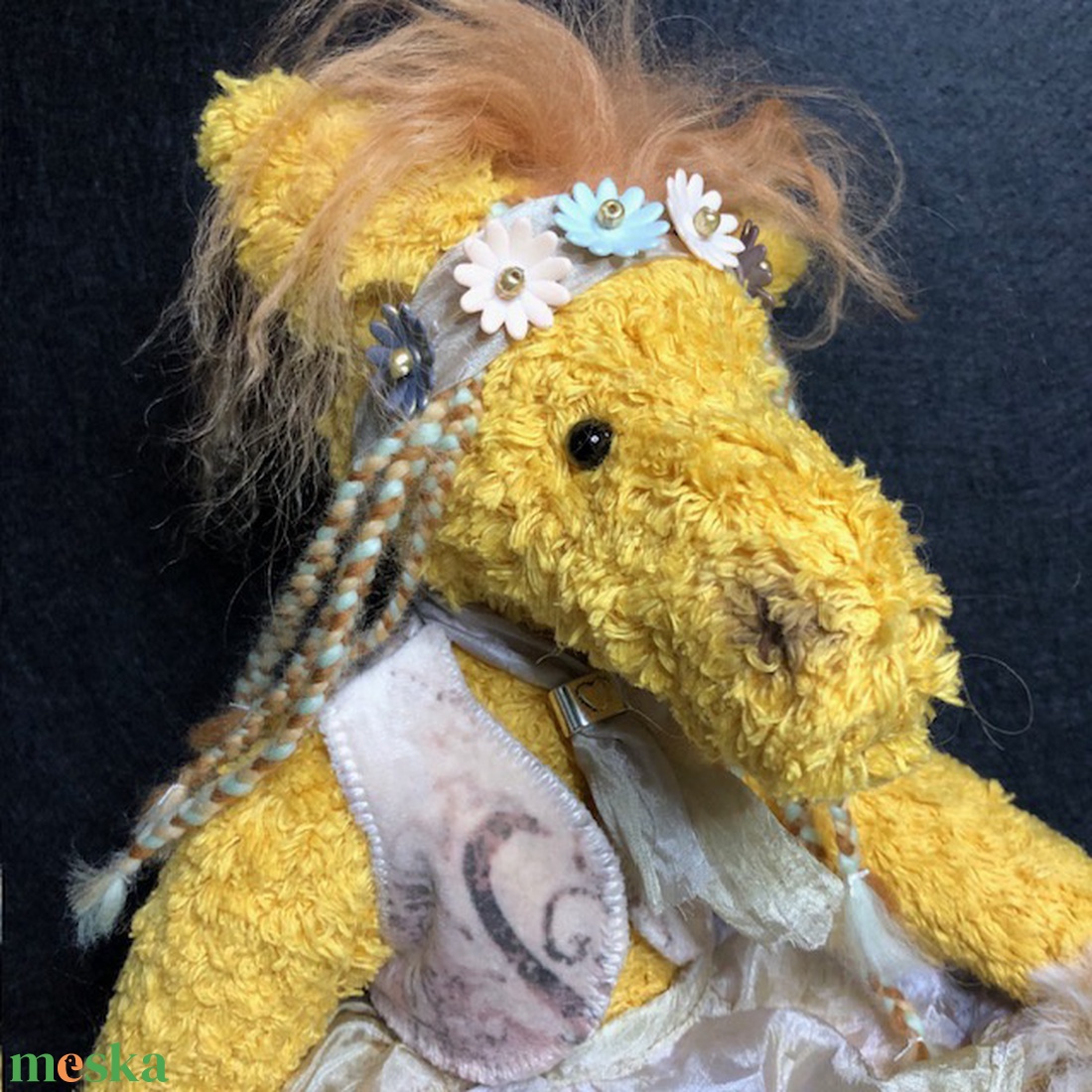 Öltöztethető pamut lovacska - játék & sport - plüssállat & játékfigura - ló - Meska.hu