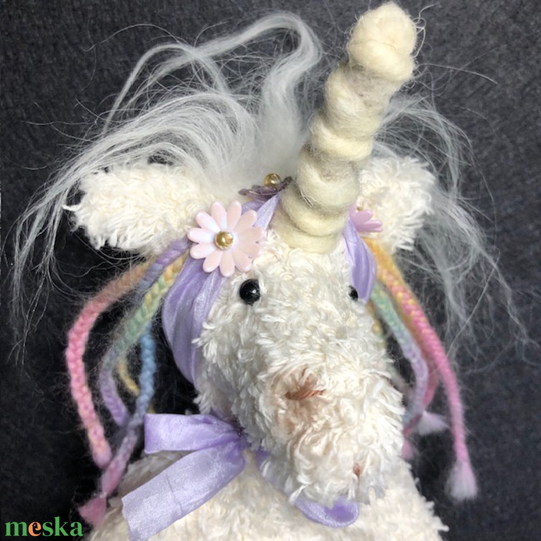 Unikornis-természetes anyagokból - játék & sport - plüssállat & játékfigura - unikornis - Meska.hu