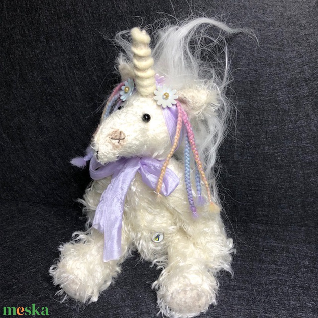 Unikornis-természetes anyagokból - játék & sport - plüssállat & játékfigura - unikornis - Meska.hu