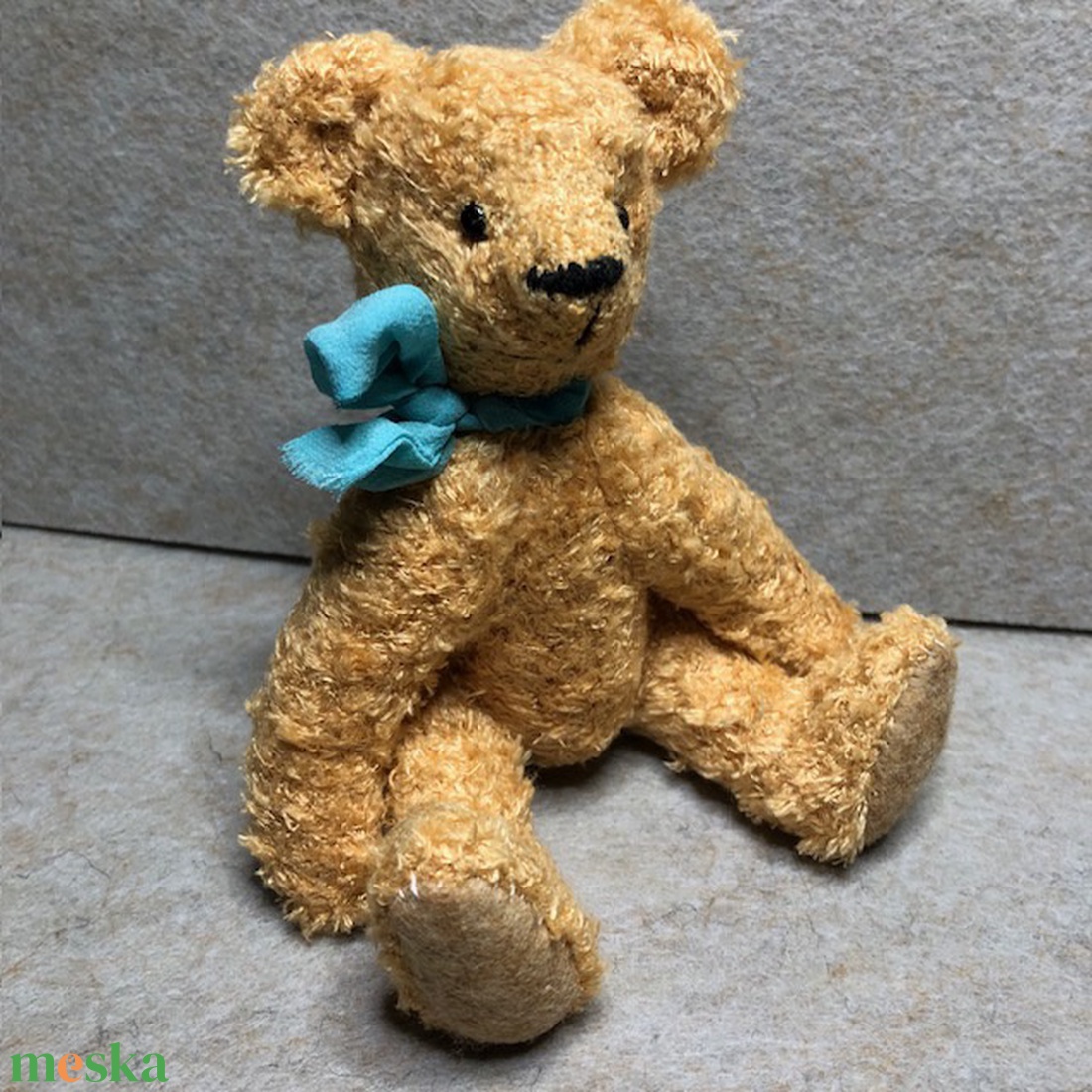 Bocsi-mézsárga kis mackó - játék & sport - plüssállat & játékfigura - maci - Meska.hu