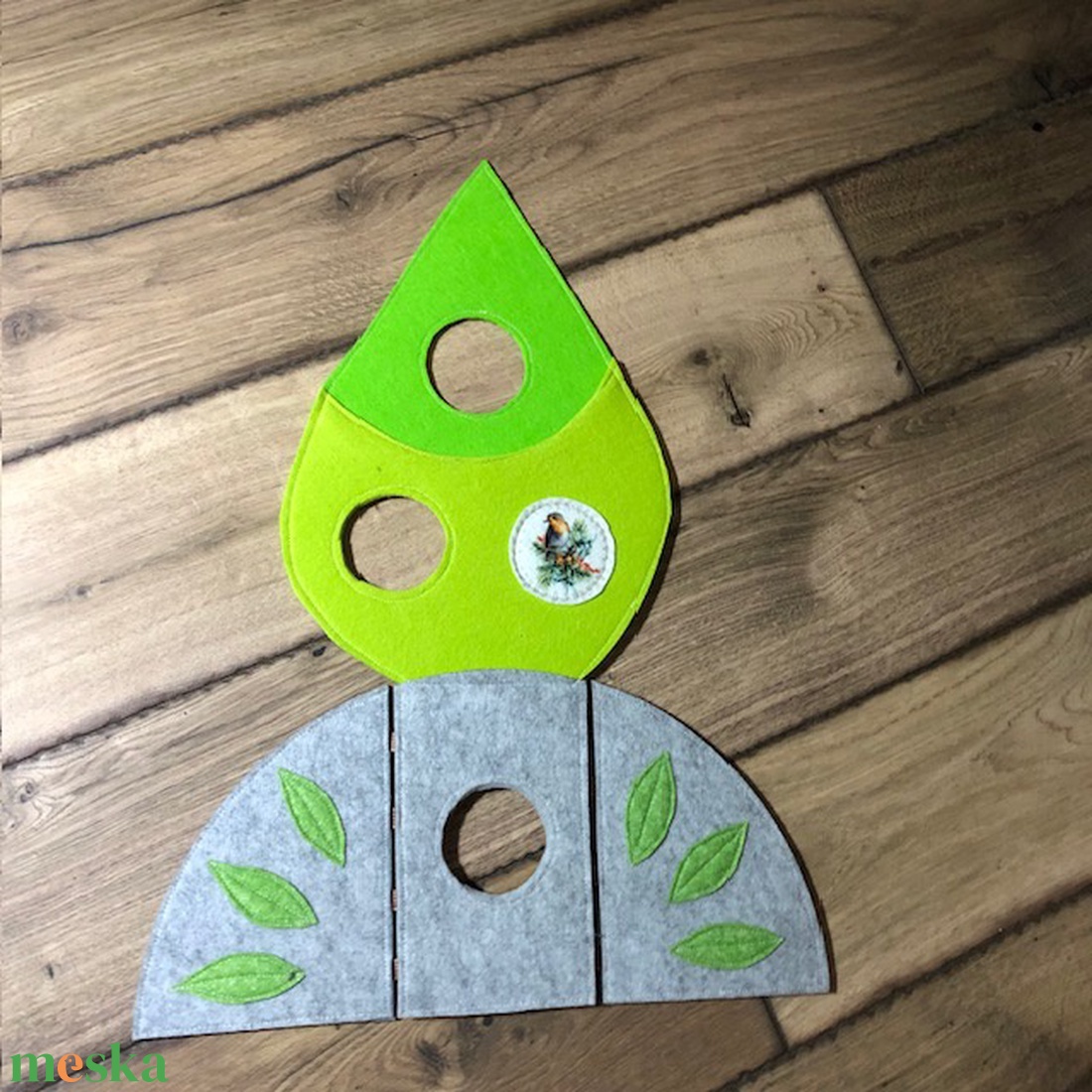 Filc faformájú asztali paraván - játék & sport - bábok - báb készlet - Meska.hu