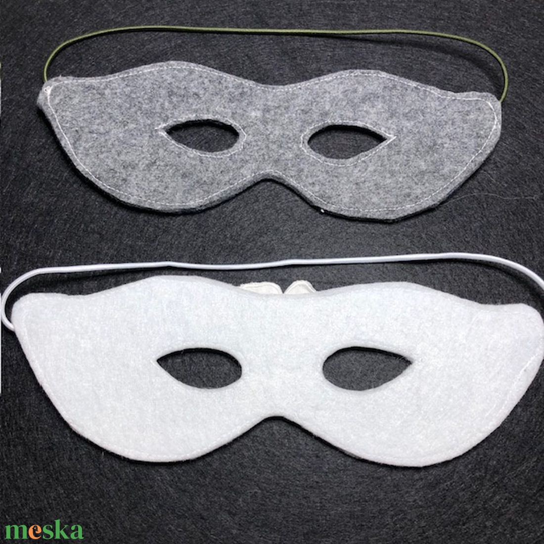 Felnőtt filc maszk - esküvő - kiegészítők - esküvői maszk - Meska.hu
