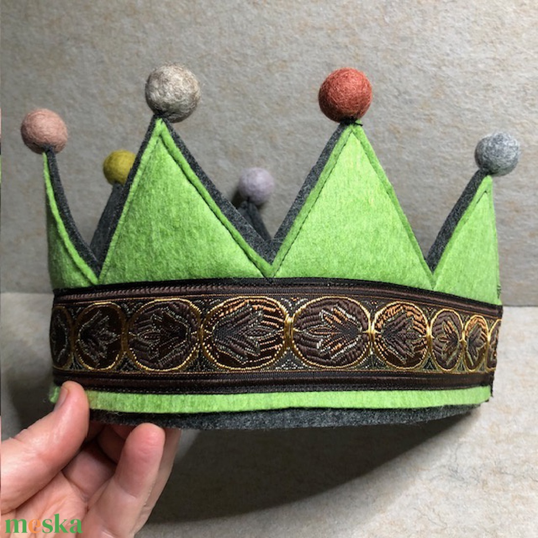 Filckorona gyerekfejre - játék & sport - szerepjáték - Meska.hu