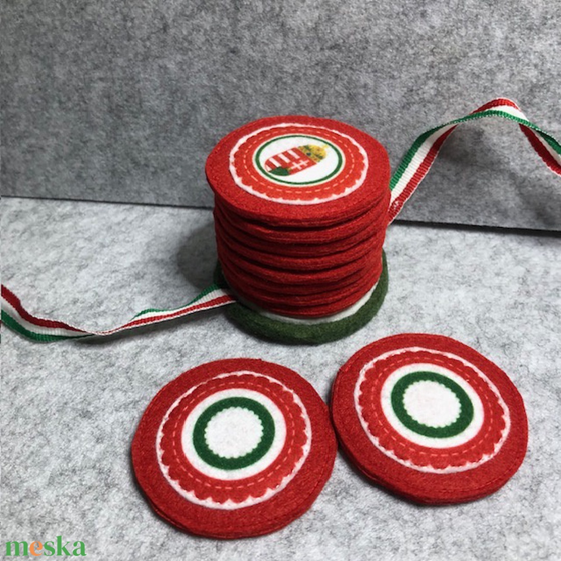 Magyaros filc memória játék-5 páros - játék & sport - készségfejlesztő és logikai játék - memória játékok - Meska.hu