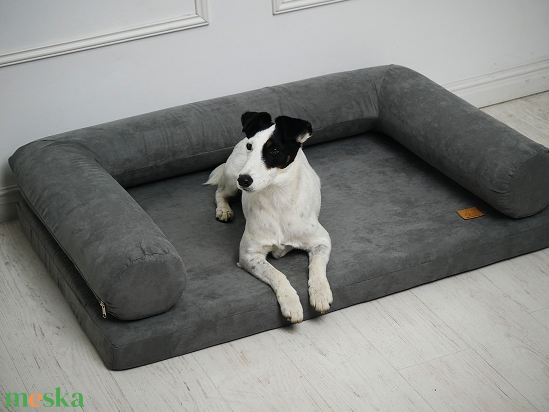 DeltaDog Soft Prémium Ortopédiai Kutyafekhely - Szürke - otthon & életmód - kisállatoknak - kutyáknak - kutya fekhelyek, házak - Meska.hu