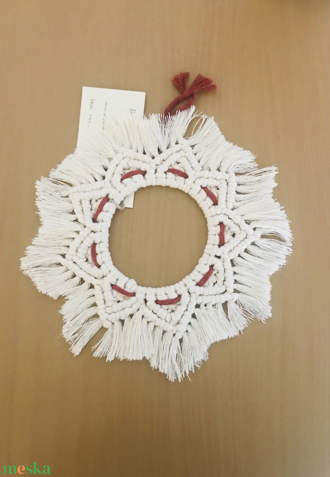 Makramé dísz - otthon & életmód - dekoráció - spiritualitás - mandala - Meska.hu