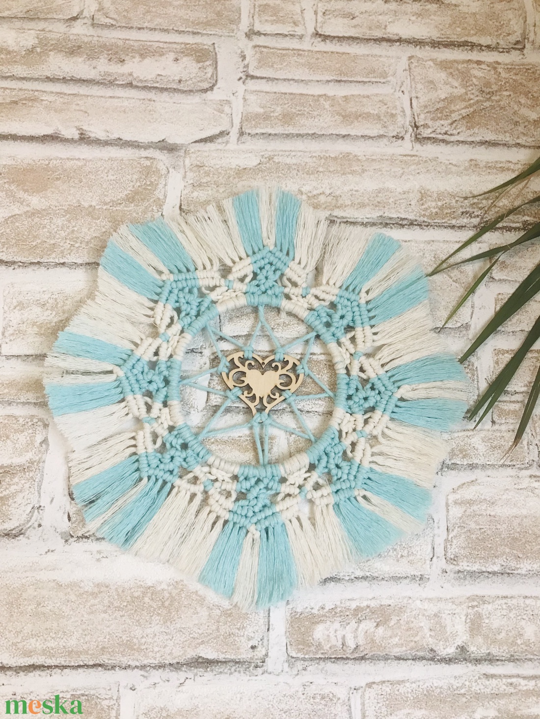 Makramé mandala dekoráció - otthon & életmód - dekoráció - spiritualitás - mandala - Meska.hu