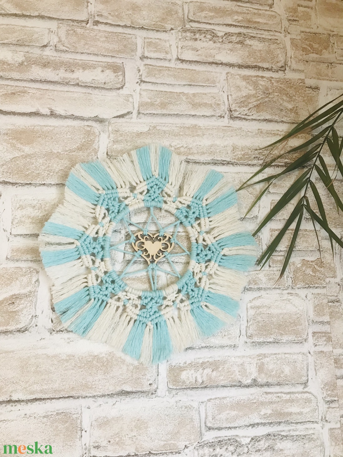 Makramé mandala dekoráció - otthon & életmód - dekoráció - spiritualitás - mandala - Meska.hu