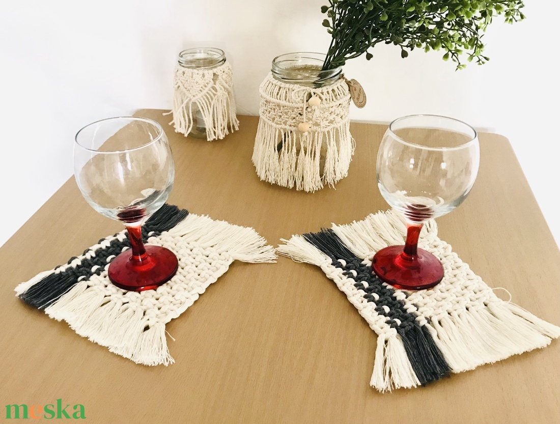 Makramé poháralátét - otthon & életmód - konyhafelszerelés, tálalás - tálalás - tányér- és poháralátét - Meska.hu Makramé poháralátét - otthon & életmód - konyhafelszerelés, tálalás - tálalás - tányér- és poháralátét - Meska.hu