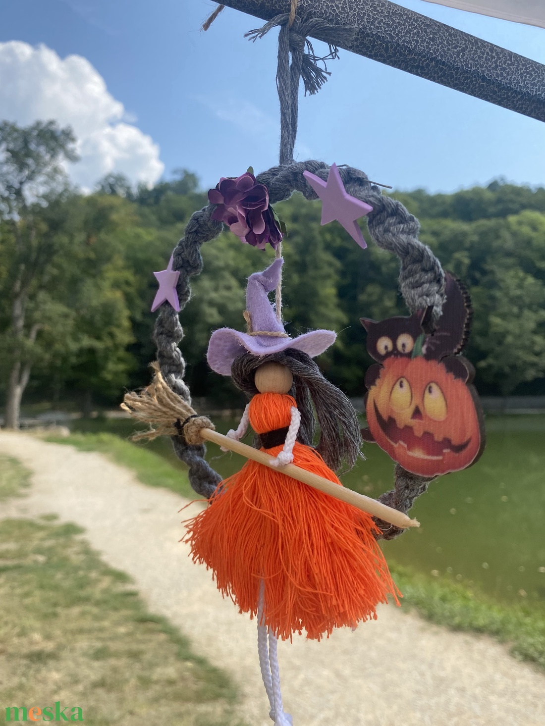 Halloween kopogtató - otthon & életmód - dekoráció - halloween - halloweeni ajtódíszek és ablakdíszek - Meska.hu