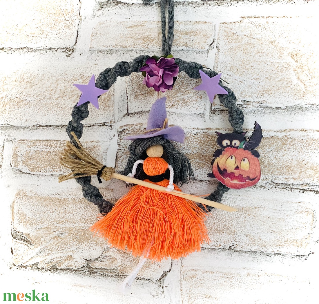 Halloween Boszi kopogtató - otthon & életmód - dekoráció - halloween - halloweeni ajtódíszek és ablakdíszek - Meska.hu Halloween Boszi kopogtató - otthon & életmód - dekoráció - halloween - halloweeni ajtódíszek és ablakdíszek - Meska.hu