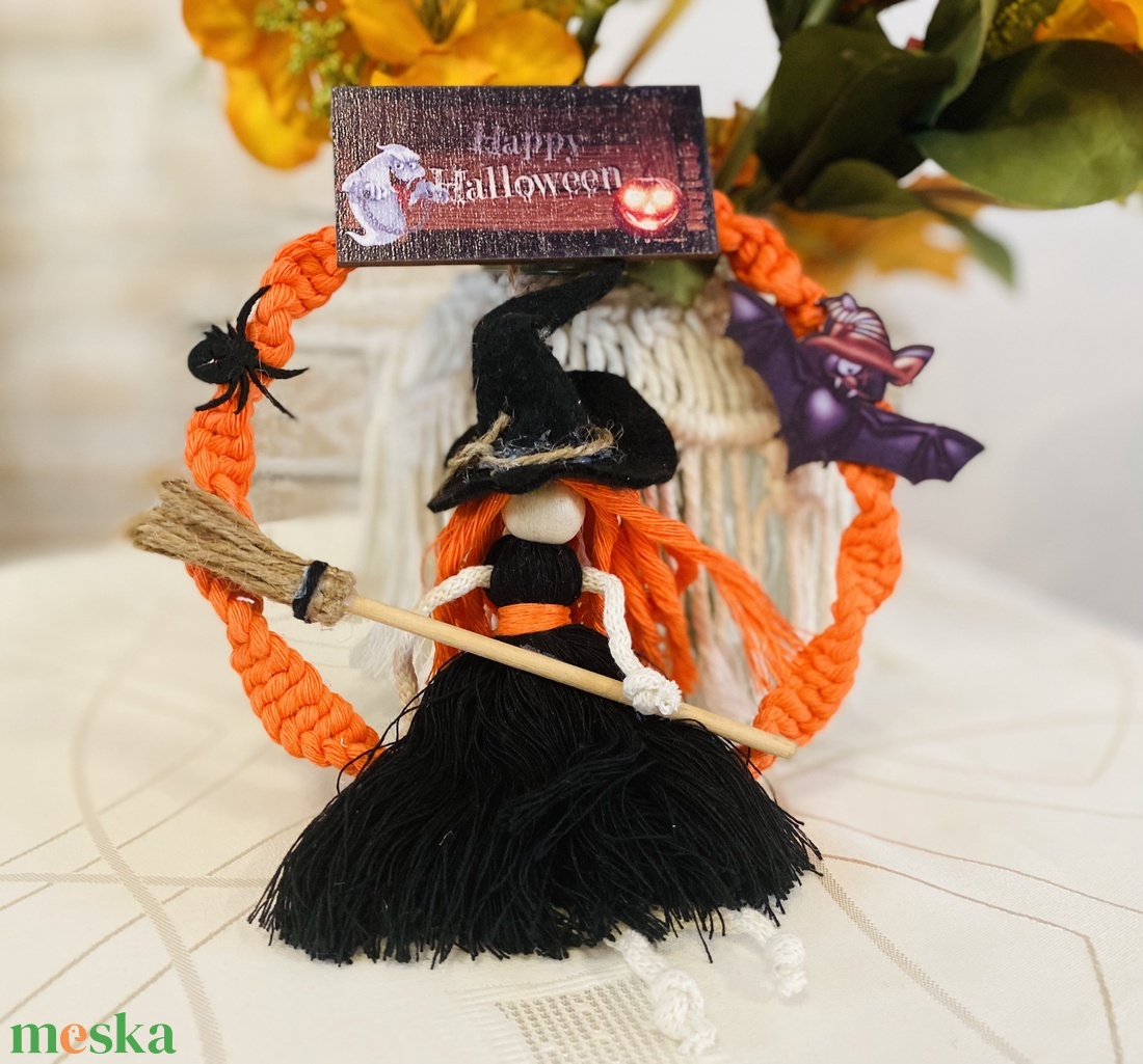 Halloween Boszi kopogtató - otthon & életmód - dekoráció - halloween - halloweeni ajtódíszek és ablakdíszek - Meska.hu Halloween Boszi kopogtató - otthon & életmód - dekoráció - halloween - halloweeni ajtódíszek és ablakdíszek - Meska.hu