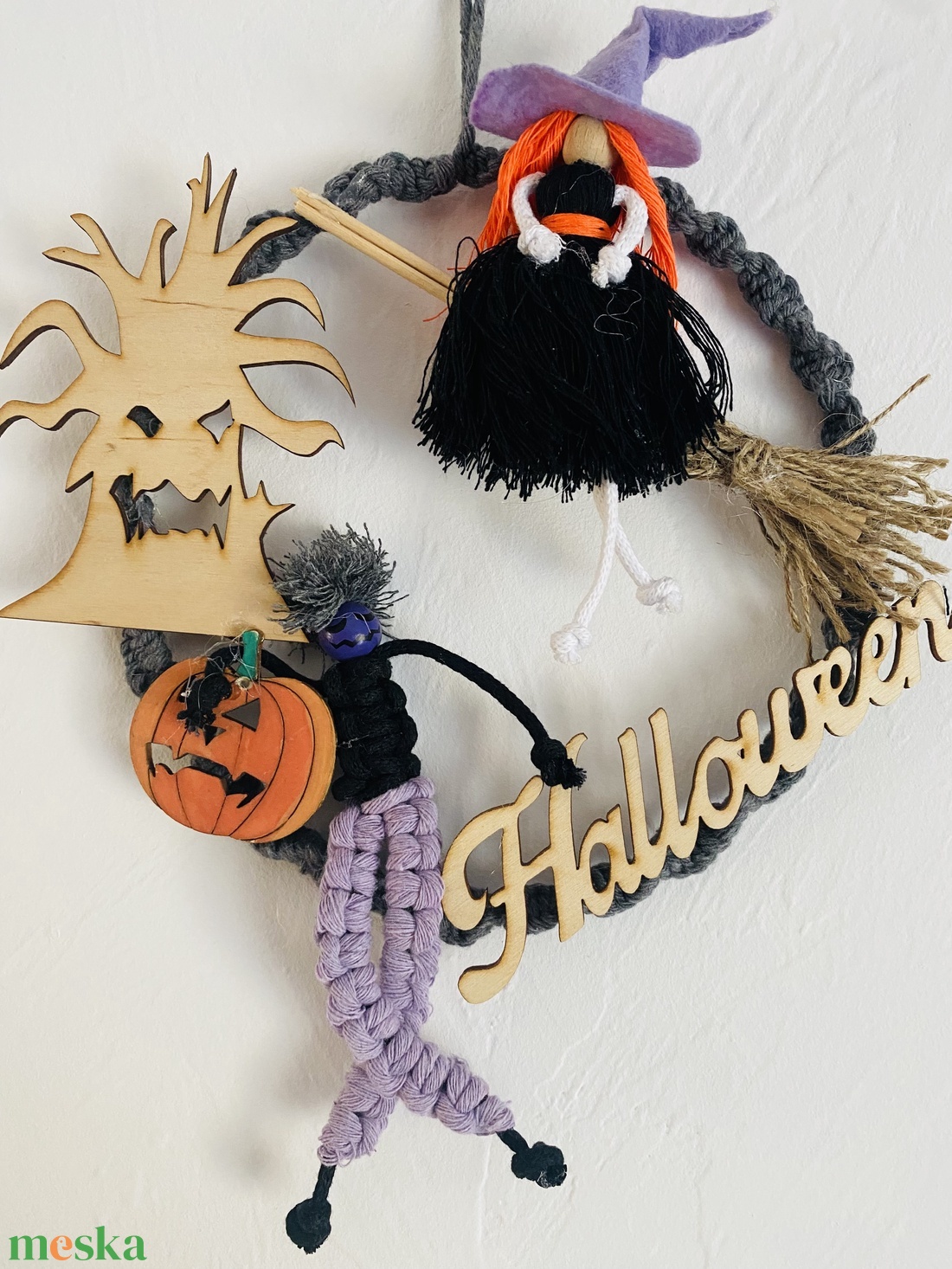 Halloween-i kopogtató - otthon & életmód - dekoráció - halloween - halloweeni ajtódíszek és ablakdíszek - Meska.hu Halloween-i kopogtató - otthon & életmód - dekoráció - halloween - halloweeni ajtódíszek és ablakdíszek - Meska.hu