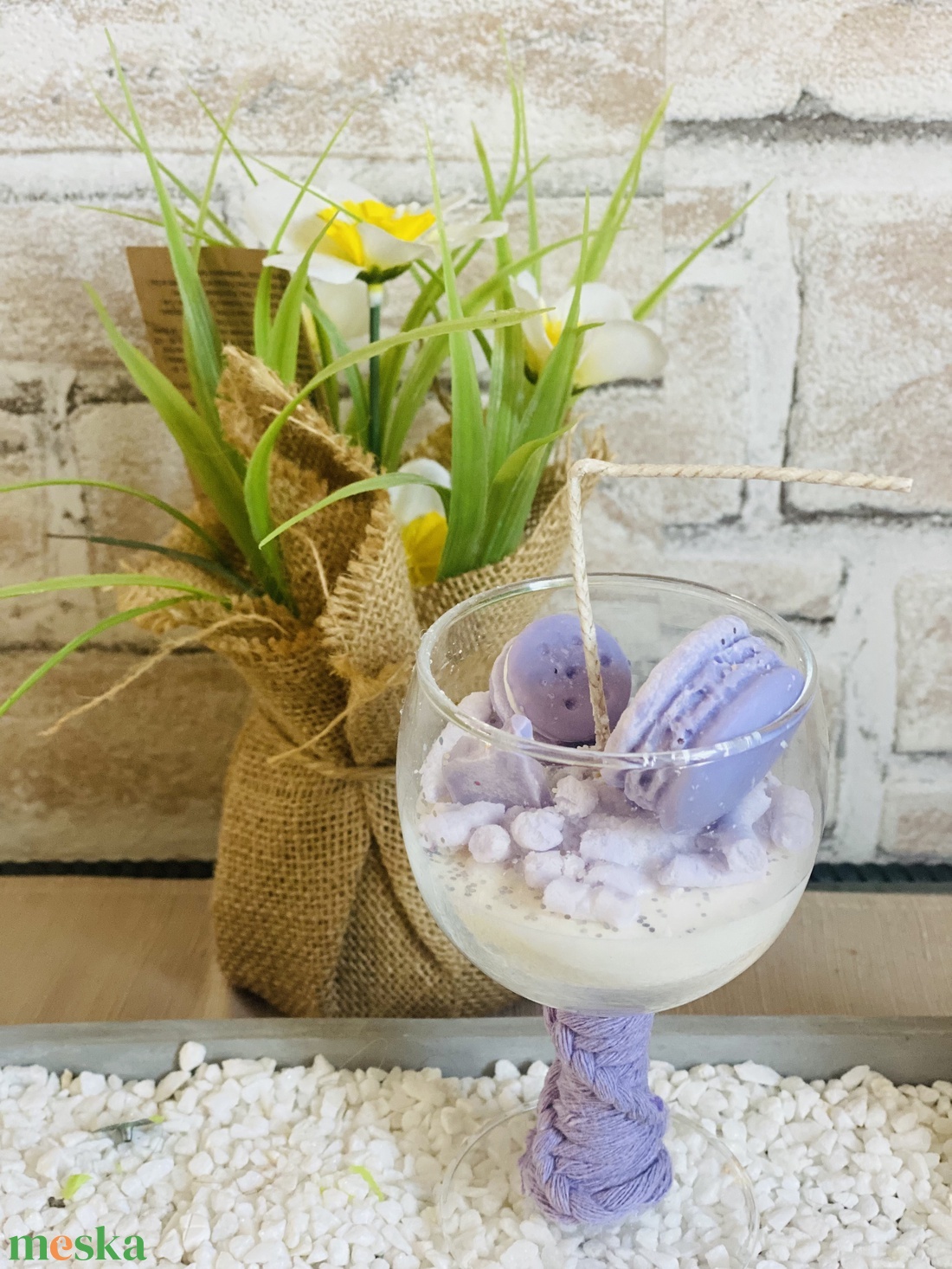 Szójaviasz gyertya kehely - otthon & életmód - gyertya, illat, aroma - gyertya - Meska.hu