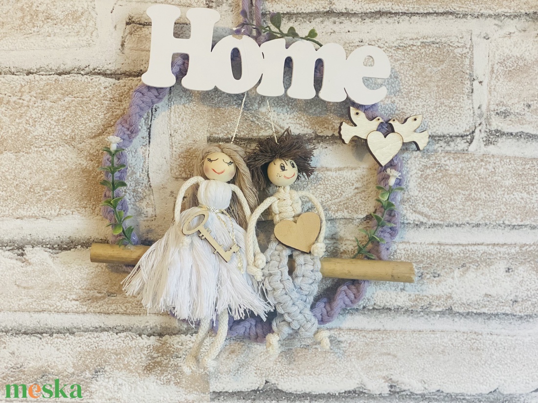 Home- Makramé falidekor - fiatal pár - otthon & életmód - dekoráció - fali és függő dekoráció - falra akasztható dekor - Meska.hu Home- Makramé falidekor - fiatal pár - otthon & életmód - dekoráció - fali és függő dekoráció - falra akasztható dekor - Meska.hu
