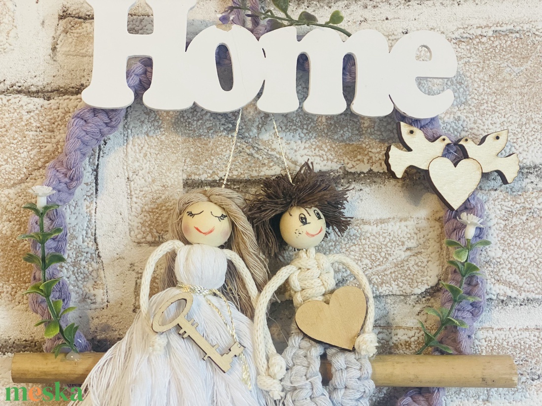 Home- Makramé falidekor - fiatal pár - otthon & életmód - dekoráció - fali és függő dekoráció - falra akasztható dekor - Meska.hu Home- Makramé falidekor - fiatal pár - otthon & életmód - dekoráció - fali és függő dekoráció - falra akasztható dekor - Meska.hu