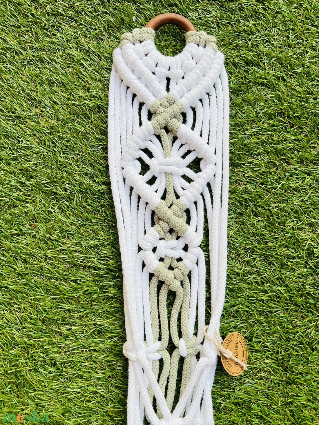 Makramé virágtartó - otthon & életmód - dekoráció - Meska.hu