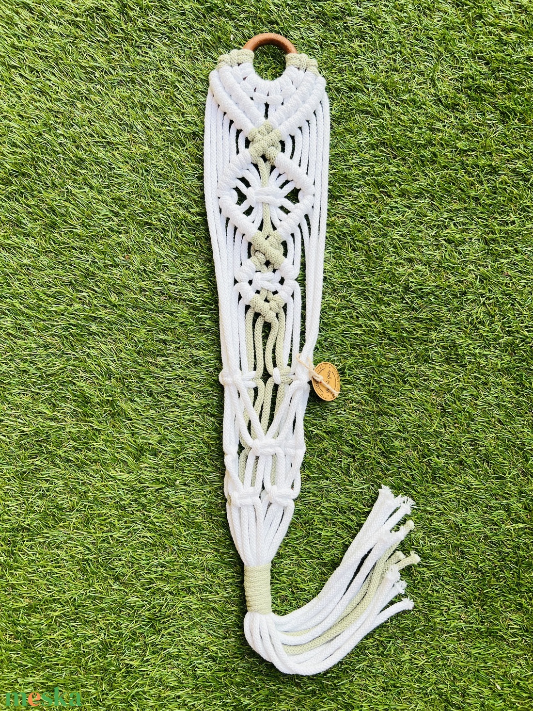 Makramé virágtartó - otthon & életmód - dekoráció - Meska.hu