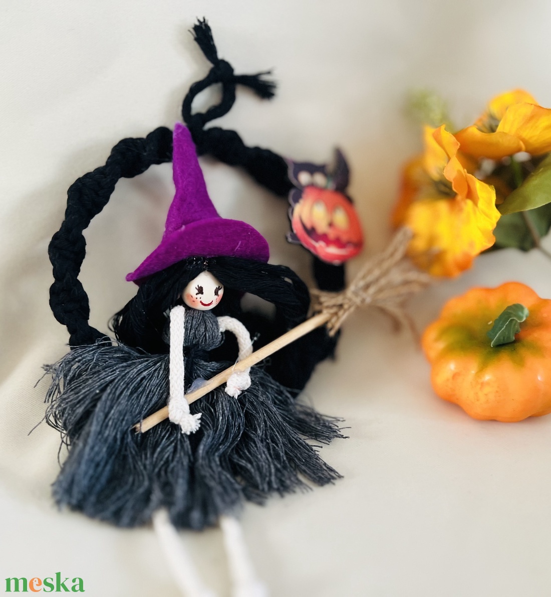 Halloween Boszi kopogtató - otthon & életmód - dekoráció - halloween - halloweeni ajtódíszek és ablakdíszek - Meska.hu Halloween Boszi kopogtató - otthon & életmód - dekoráció - halloween - halloweeni ajtódíszek és ablakdíszek - Meska.hu