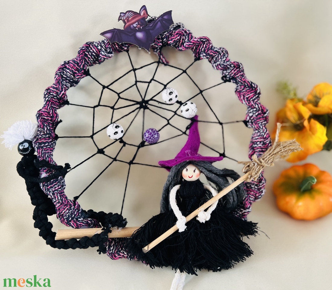 Halloween-i romantika kopogtató  - otthon & életmód - dekoráció - halloween - halloweeni ajtódíszek és ablakdíszek - Meska.hu