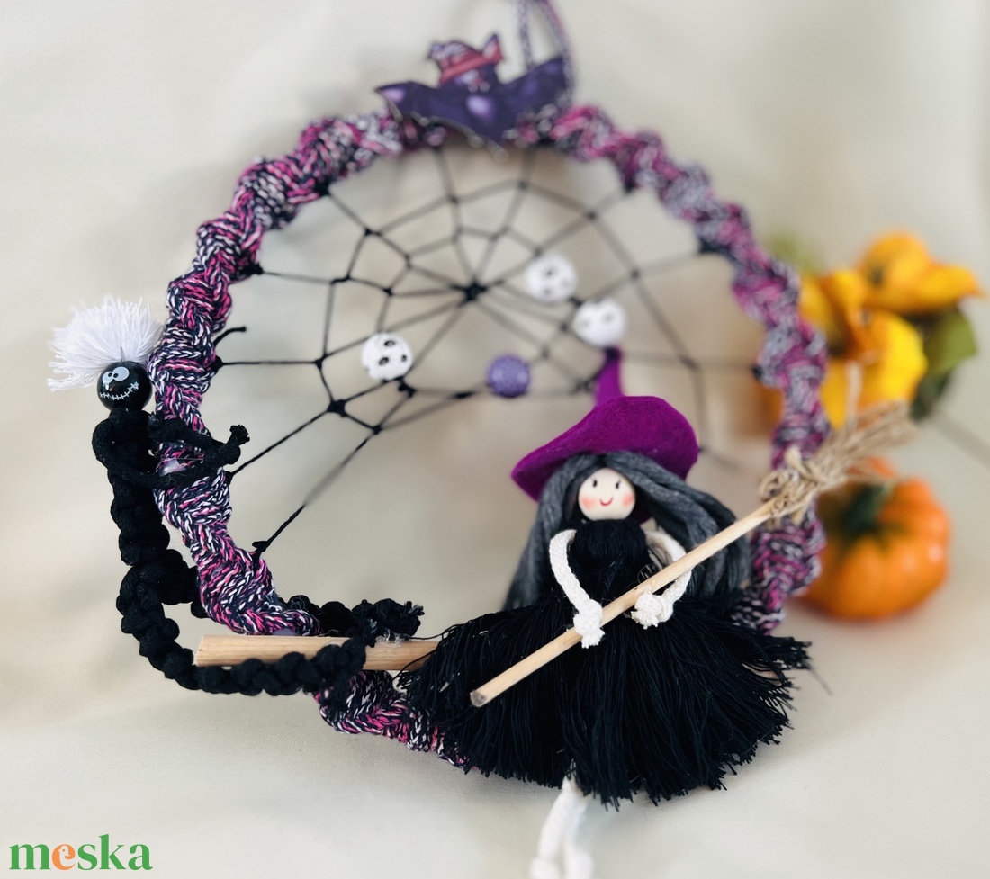 Halloween-i romantika kopogtató  - otthon & életmód - dekoráció - halloween - halloweeni ajtódíszek és ablakdíszek - Meska.hu