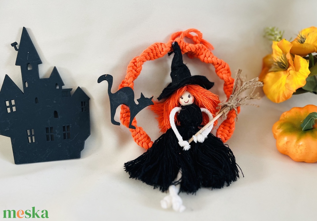 Halloween Boszi kopogtató - otthon & életmód - dekoráció - halloween - halloweeni ajtódíszek és ablakdíszek - Meska.hu Halloween Boszi kopogtató - otthon & életmód - dekoráció - halloween - halloweeni ajtódíszek és ablakdíszek - Meska.hu