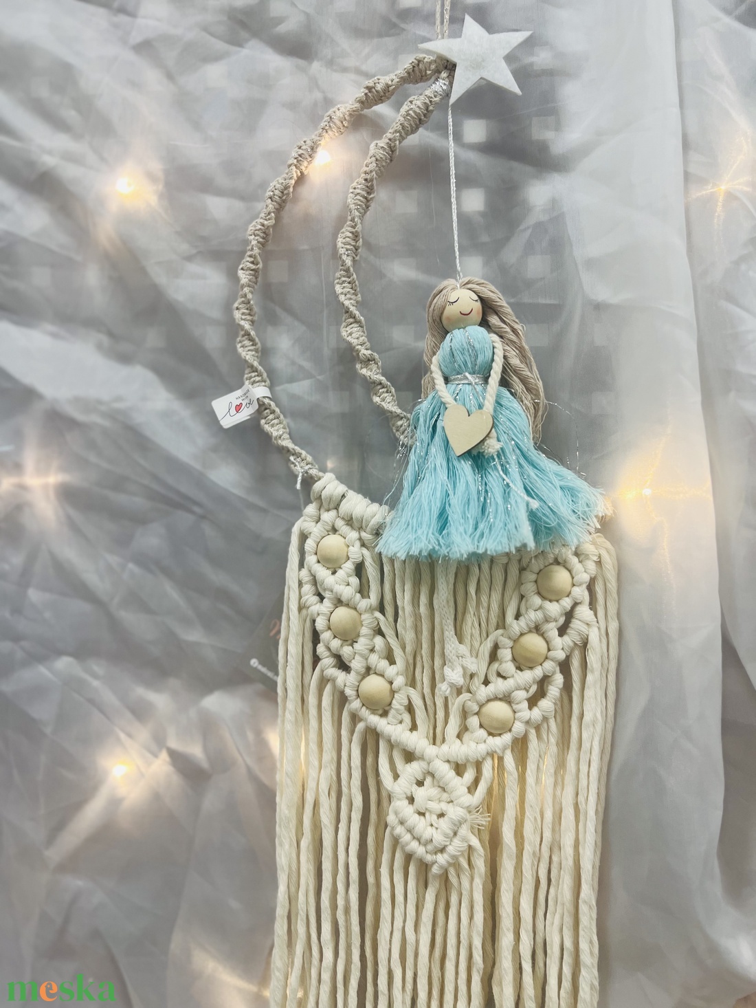 Gyerekszoba dekoráció  - otthon & életmód - dekoráció - fali és függő dekoráció - álomfogó - Meska.hu