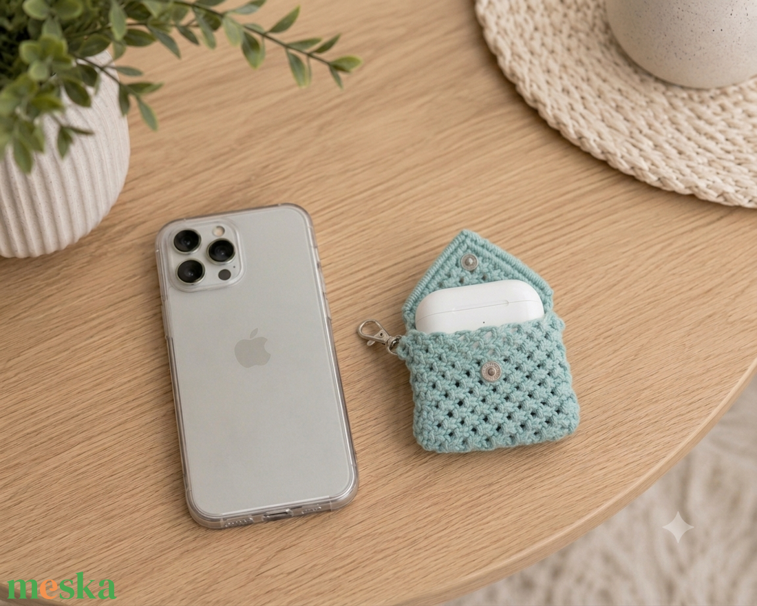 Earpods tartó tok - táska & tok - pénztárca & más tok - fülhallgató tok  - Meska.hu