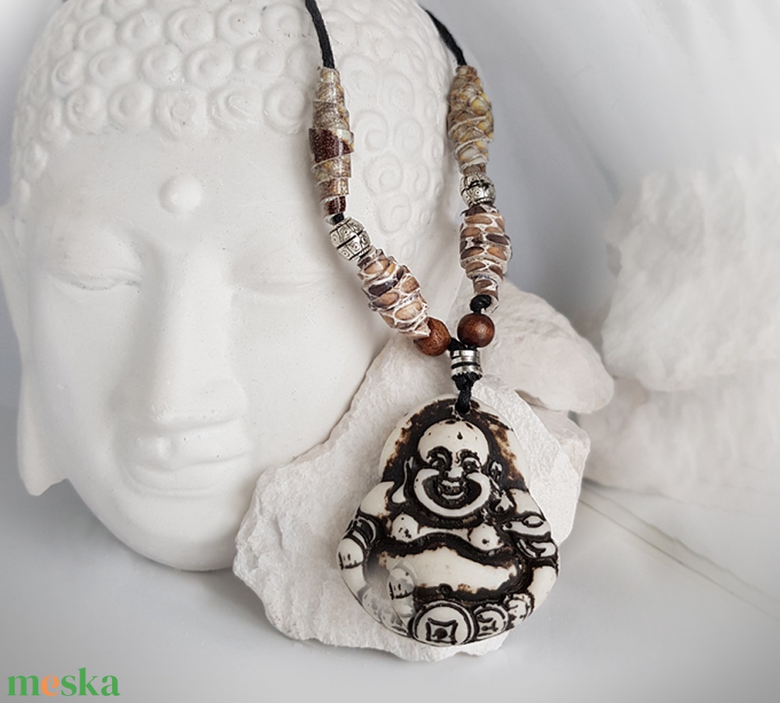 Fehér buddha nyaklánc - ékszer - nyaklánc - medálos nyaklánc - Meska.hu Fehér buddha nyaklánc - ékszer - nyaklánc - medálos nyaklánc - Meska.hu