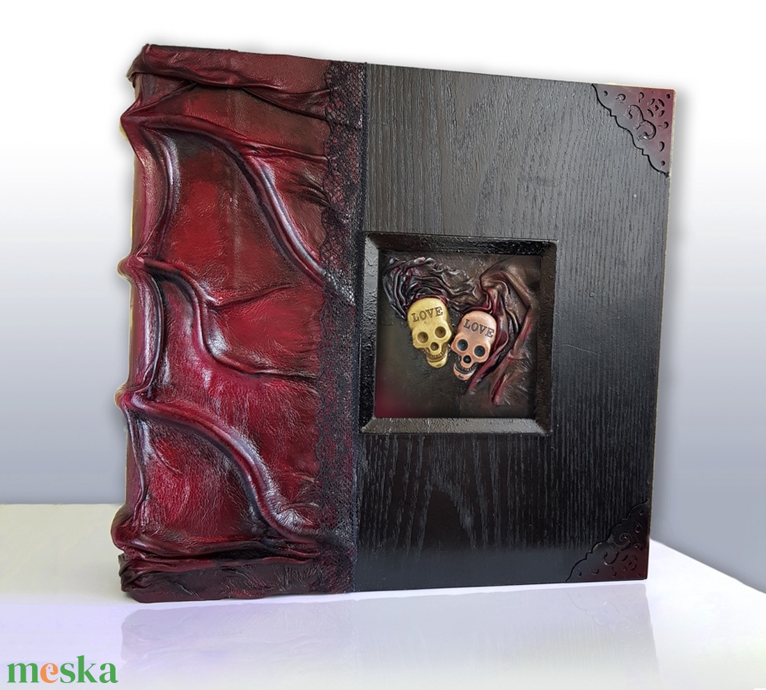 Luxury skull  love fotóalbum - otthon & életmód - papír, írószer - album & fotóalbum - Meska.hu