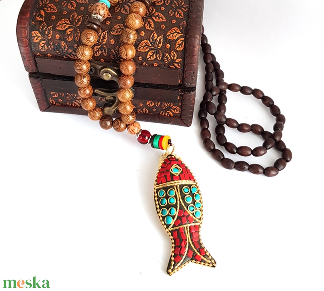 Tibeti szerencsés hal mala nyaklánc - otthon & lakás - dekoráció - spiritualitás - mala - Meska.hu Tibeti szerencsés hal mala nyaklánc - otthon & lakás - dekoráció - spiritualitás - mala - Meska.hu