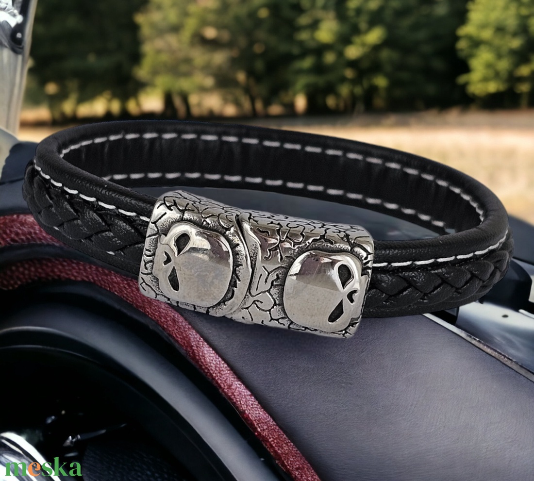 Harley duplafejes férfi karkötő - ékszer - karkötő - karkötő medállal - Meska.hu Harley duplafejes férfi karkötő - ékszer - karkötő - karkötő medállal - Meska.hu