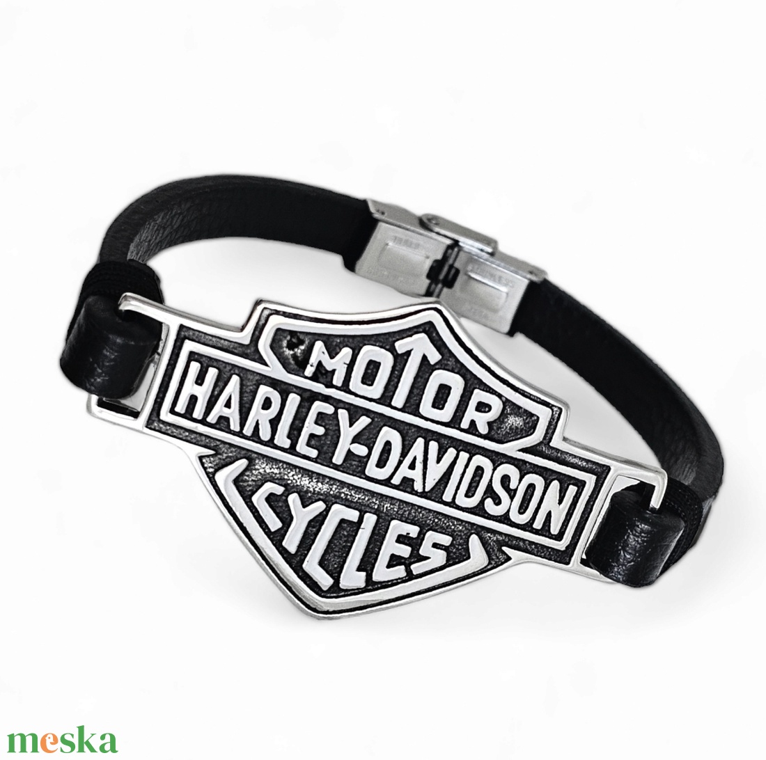 Harley cycles férfi karkötő egzotikus bőrrel - ékszer - karkötő - karkötő medállal - Meska.hu Harley cycles férfi karkötő egzotikus bőrrel - ékszer - karkötő - karkötő medállal - Meska.hu