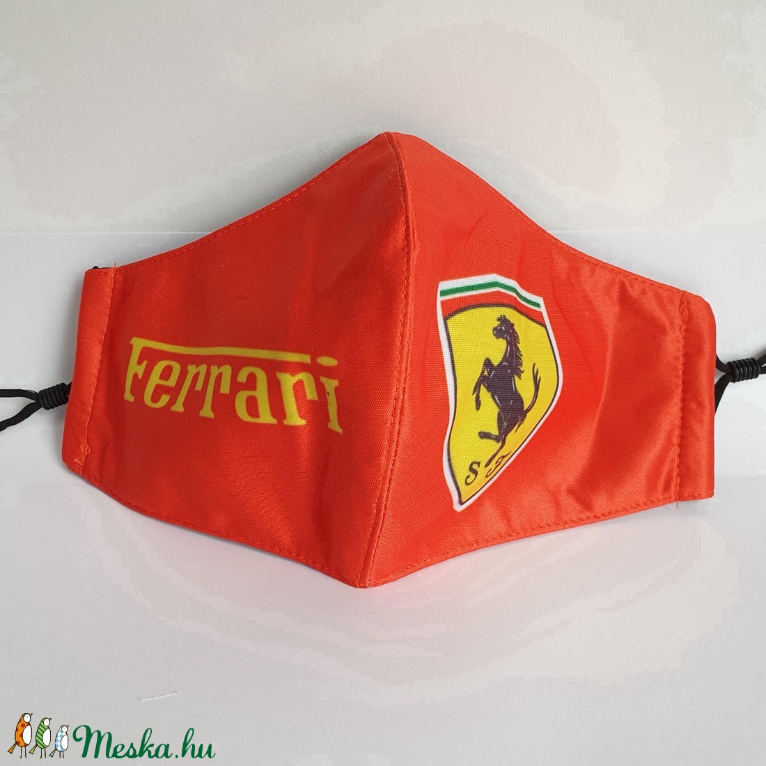 Ferraris piros felnőtt szájmaszk, maszk,  -  - Meska.hu