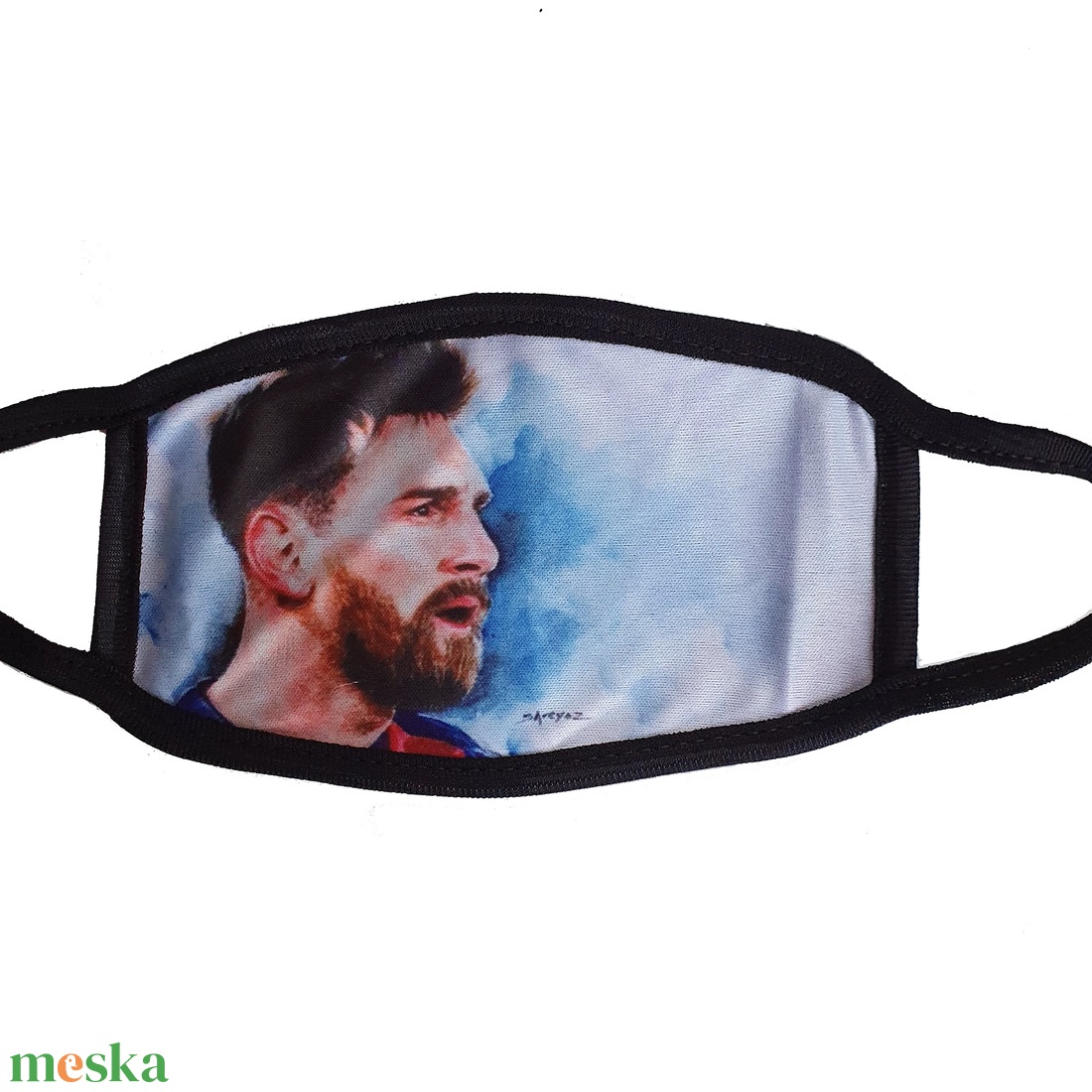 Messi focis gyerek maszk szájmaszk - ruha & divat - maszk, arcmaszk - férfi & uniszex - Meska.hu