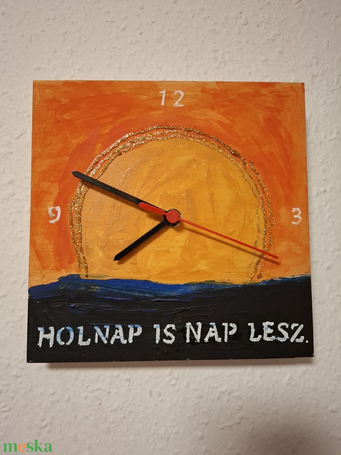 Holnap is nap lesz feliratú fa óralapból készült quartz óra. - otthon & életmód - dekoráció - fali és függő dekoráció - falióra & óra - Meska.hu Holnap is nap lesz feliratú fa óralapból készült quartz óra. - otthon & életmód - dekoráció - fali és függő dekoráció - falióra & óra - Meska.hu