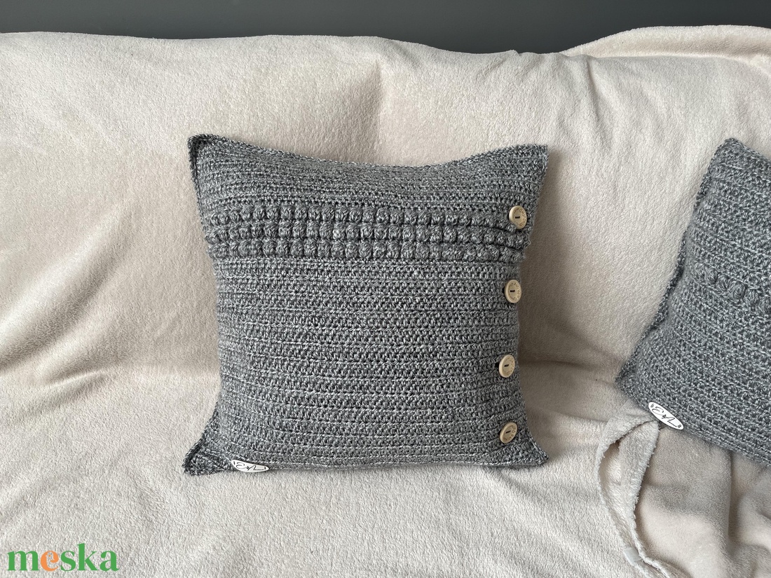 Horgolt párnahuzat buborékos mintával � prémium kivitel - otthon & életmód - lakástextil - párna & párnahuzat - díszpárnahuzat - Meska.hu