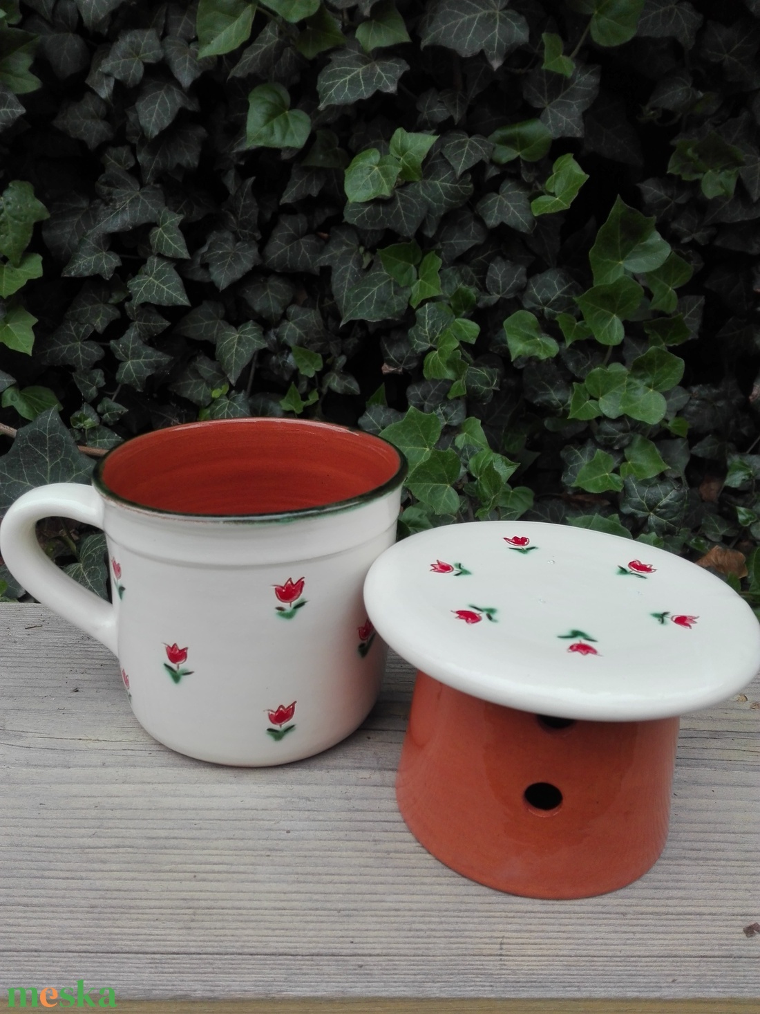 Tulipános vizes vajtartó - otthon & életmód - konyhafelszerelés, tálalás - konyhai tárolás - méz & vajtartó - Meska.hu Tulipános vizes vajtartó - otthon & életmód - konyhafelszerelés, tálalás - konyhai tárolás - méz & vajtartó - Meska.hu