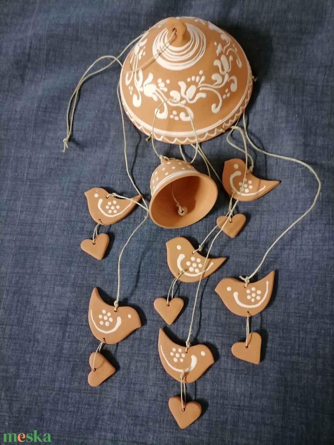 Szélcsengő madárkás - otthon & életmód - ház & kert - szélcsengő - Meska.hu