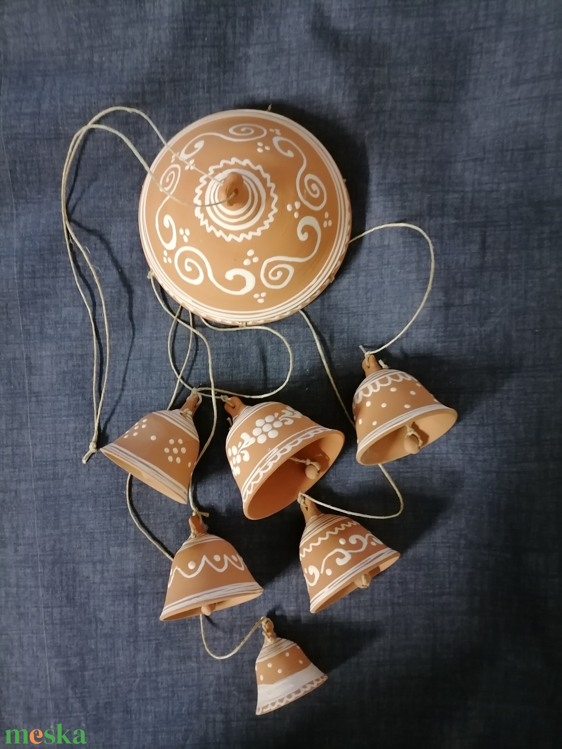 Szélcsengő csengőkkel - otthon & életmód - ház & kert - szélcsengő - Meska.hu