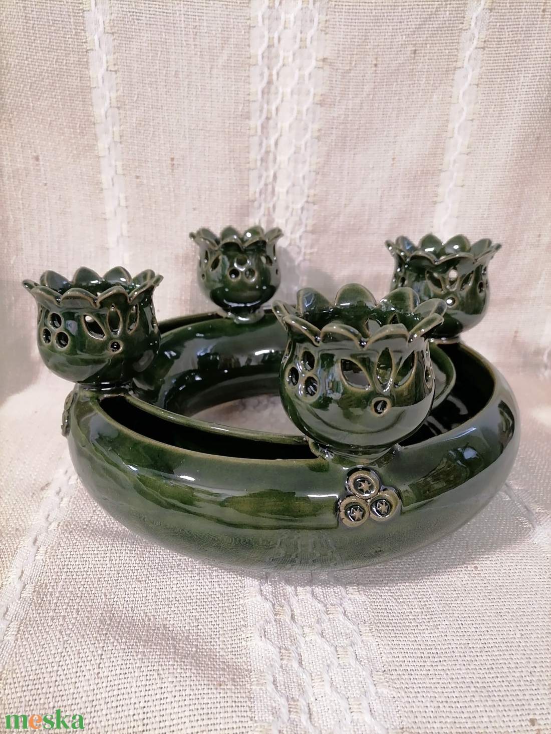  Adventi koszorú 2. - karácsony - adventi díszek - adventi koszorú - Meska.hu