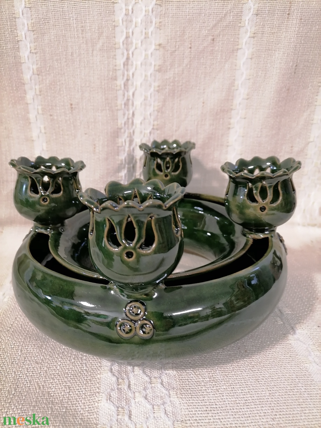  Adventi koszorú 3. - karácsony - adventi díszek - adventi koszorú - Meska.hu